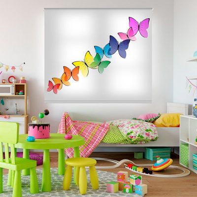 Estor enrollable infantil - Colección Butterflies